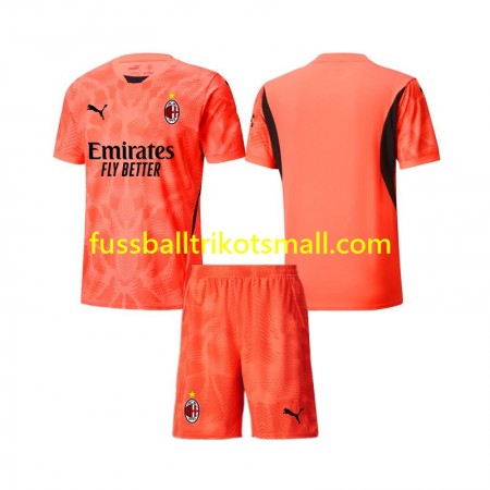 Fußballtrikots AC Mailand Torwart Kinder 2024-2025 Kurzarm Fourth trikot kaufen